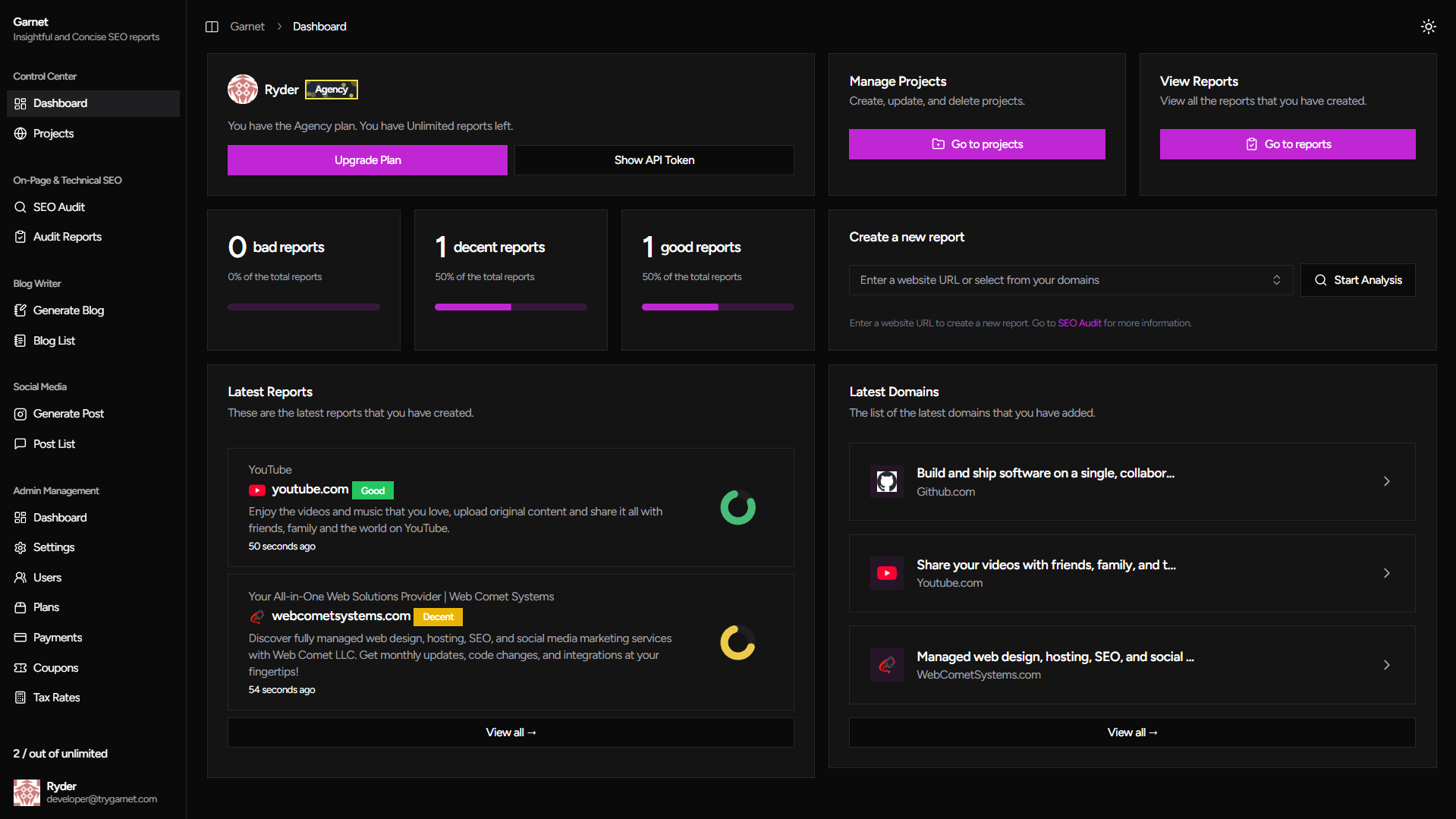 dashboard